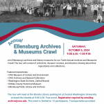 Ellensburg Museum Crawl Flyer.