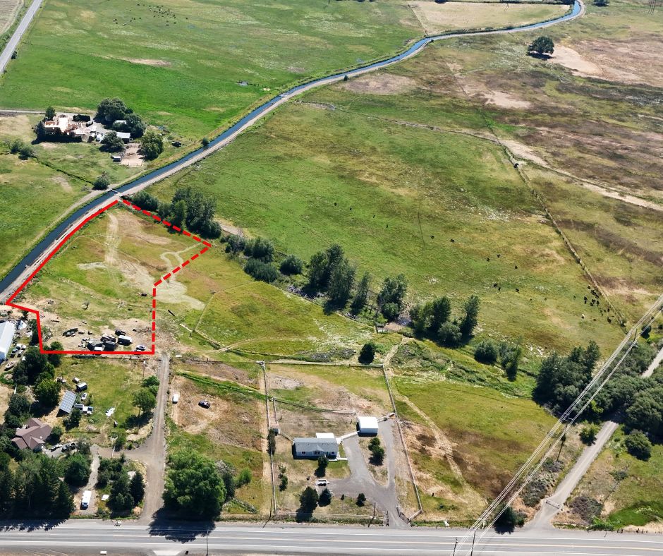 Lot lines for property.